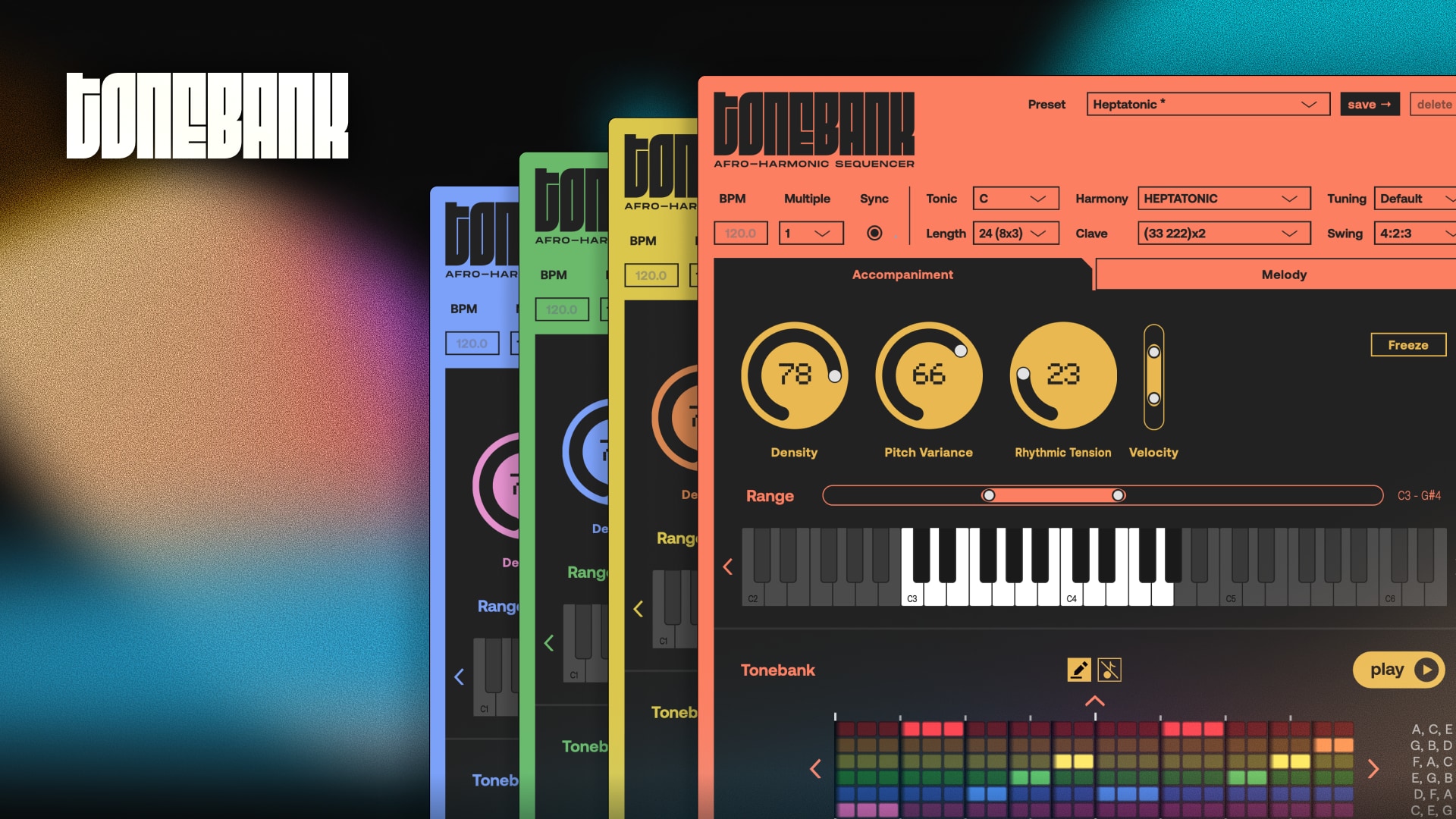 Node Audio presents Tonebank: Afro-Harmonic Sequencer